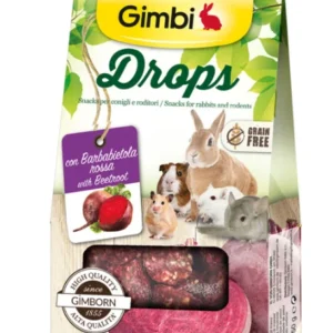 GIMBORN IT Gimbi DROPS pro hlodavce s červenou řepou 50g