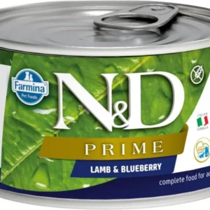N&D PRIME Dog konz. Lamb & Blueberry Mini 140 g