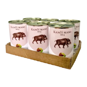 Bohemia Pet Food SIX PACK BOHEMIA Kančí maso ve vlastní šťávě 400 g