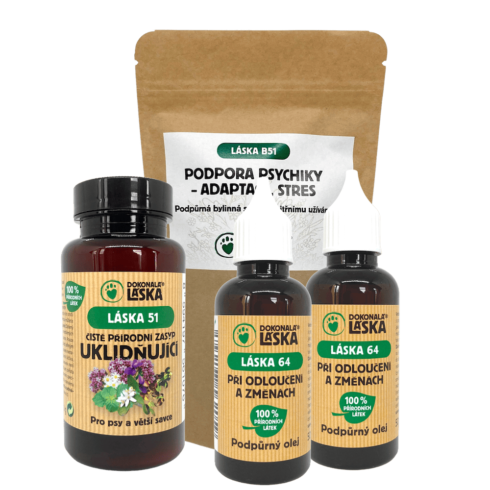 Dokonalá Láska Při separační úzkosti / Zvýhodněný set Láska 64 + Láska 51 + Láska B51 L Dokonalá Láska Při separační úzkosti / Zvýhodněný set Láska 64 + Láska 51 + Láska B51 L