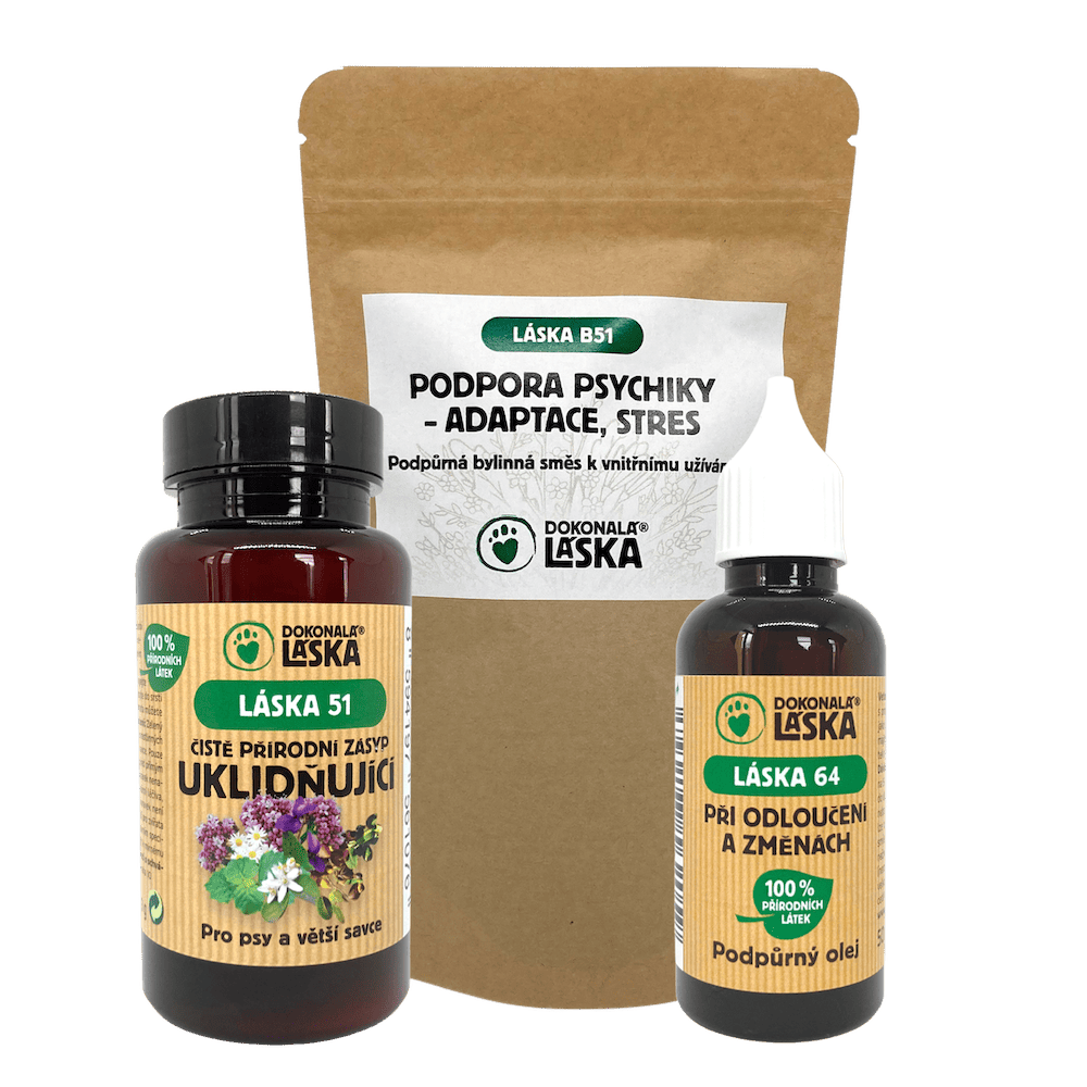 Dokonalá Láska Při separační úzkosti / Zvýhodněný set Láska 64 + Láska 51 + Láska B51 M Dokonalá Láska Při separační úzkosti / Zvýhodněný set Láska 64 + Láska 51 + Láska B51 M