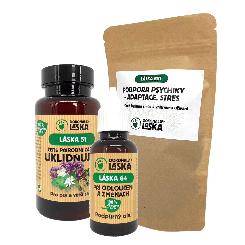 Dokonalá Láska Při separační úzkosti / Zvýhodněný set Láska 64 + Láska 51 + Láska B51 S Dokonalá Láska Při separační úzkosti / Zvýhodněný set Láska 64 + Láska 51 + Láska B51 S