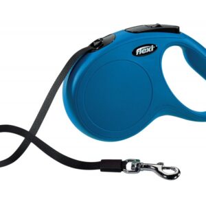Vodítko Flexi Classic M 5m (max 25kg) pásek modrá