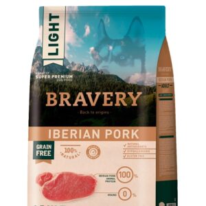 Bravery Dog Large/Medium Adult Light Pork – 4kg
