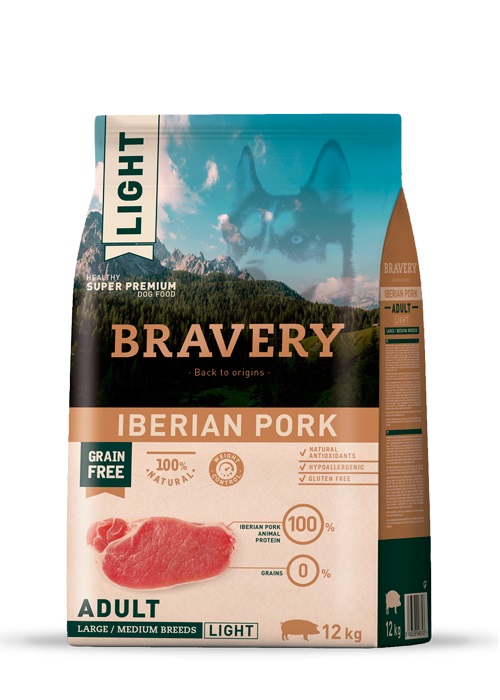 Bravery Dog Large/Medium Adult Light Pork - 4kg Bravery Dog Large/Medium Adult Light Pork - 4kg