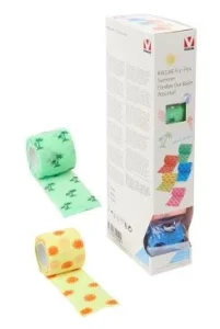 KRUUSE Obinadlo elast. Fun-Flex 5cmx4,5m, Summer mix 10ks