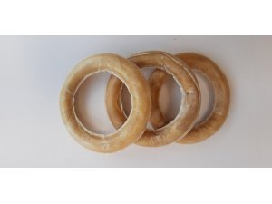 Salač Kolečko z přírodní kůže 15 cm (10/60)