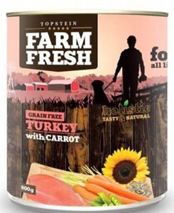 Farm Fresh Dog Turkey with Carrot konzerva 400g