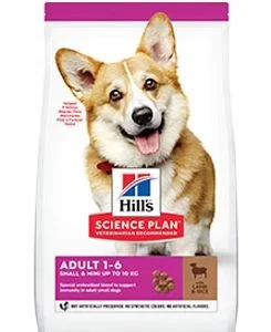 Hill’s Can.Dry SP Adult Small&Mini Lamb&Rice 1,5kg