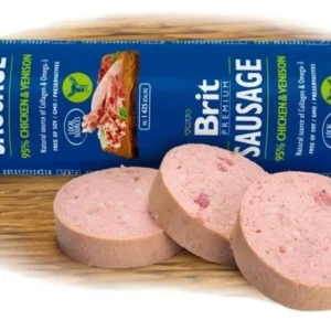 NEW Brit sausage chicken & venison 800g