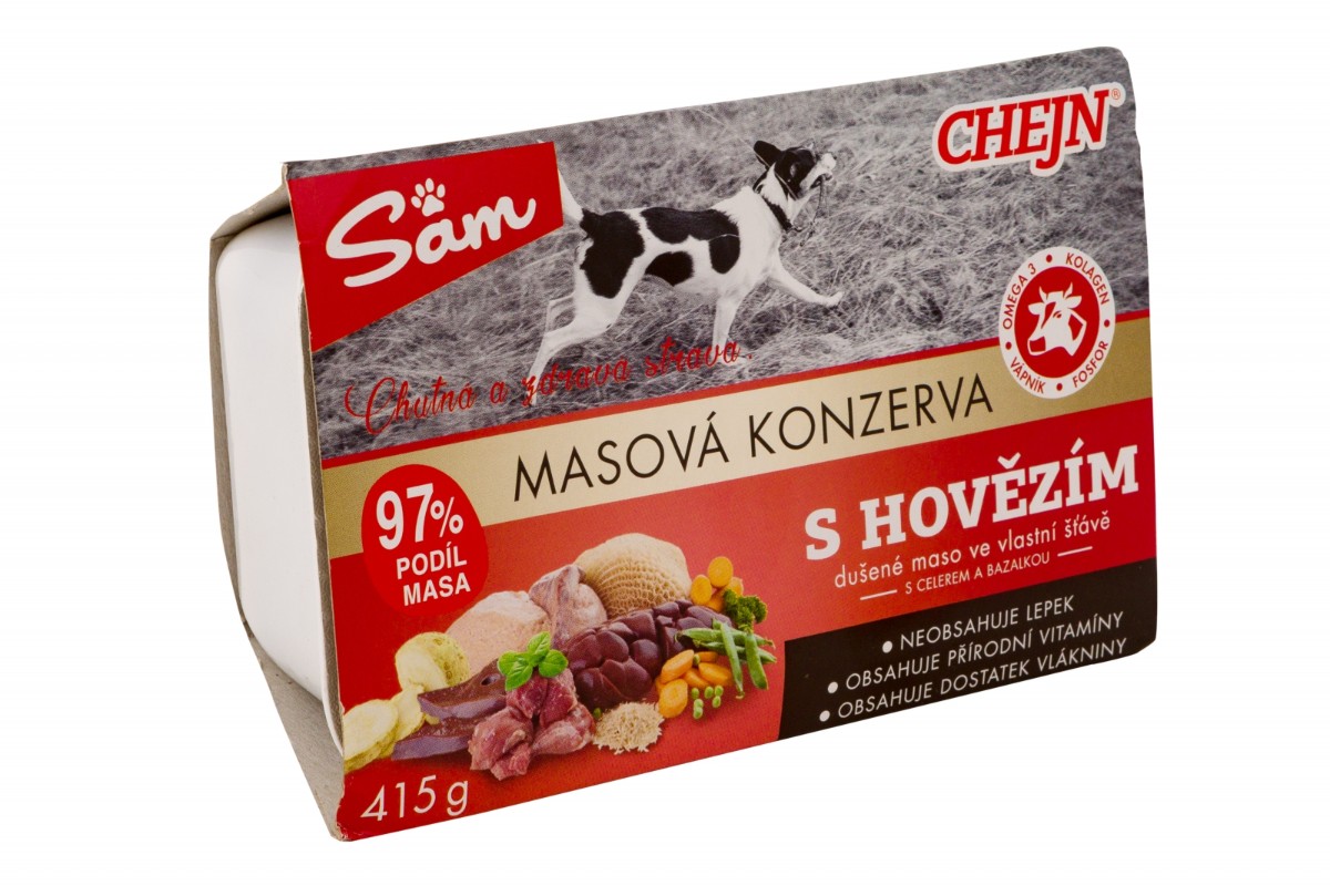 Chejn Sam 415g - Hovězí Chejn Sam 415g - Hovězí