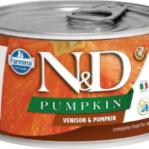 N&D PUMPKIN Dog konz. Venison & Pumpkin Mini 140 g