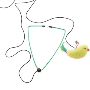 Nobby hračka do dveřního rámu ptáček s peřím