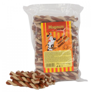 Magnum kroucená tyčka 12,5cm (50ks) BROWN/WHITE