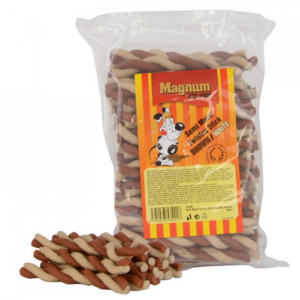 Magnum kroucená tyčka 12,5cm (50ks) BROWN/WHITE