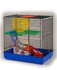 Klec hlodavec TEDDY I Black +tuba