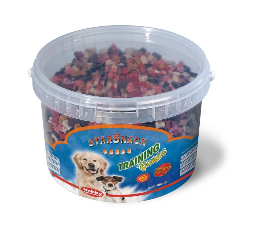 Nobby StarSnack Training Bones kyblík pamlsky 1,8kg Nobby StarSnack Training Bones kyblík pamlsky 1,8kg