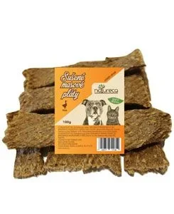 NATURECA pochoutka Masové pláty-Husa, 100%maso 100g
