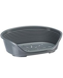 Pelech plast SIESTA DLX 12 tm.šedý 111×80,5x33cm FP