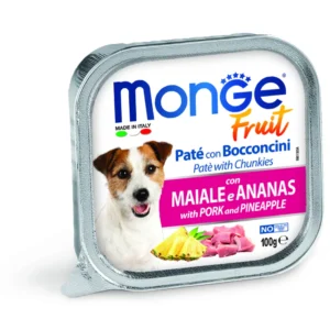 MONGE FRUIT Dog Vepřové s ananasem 100g/32ks