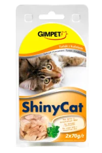 Gimpet ShinyCat tuňák kuřecí 2x70g (16x)