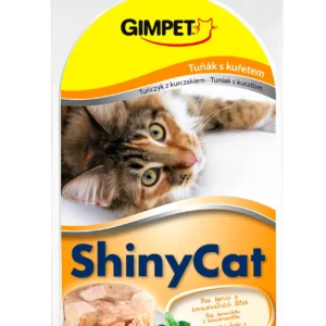 Gimpet ShinyCat tuňák kuřecí 2x70g (16x)