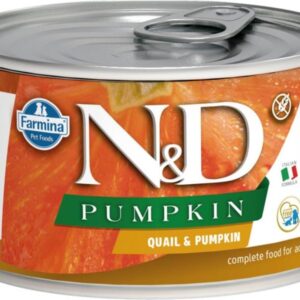 N&D PUMPKIN Dog konz. Quail & Pumpkin Mini 140 g