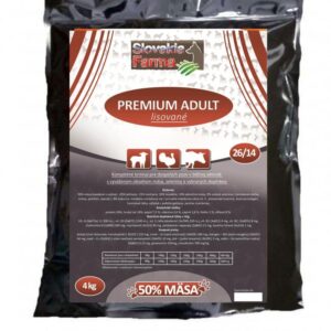 Lisované Granule Slovakia Farma – Premium Adult 26/14 – 4 kg