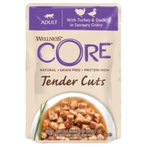 Kap.Wellness Core Cat Tender kruta&kachna v omacce 85g
