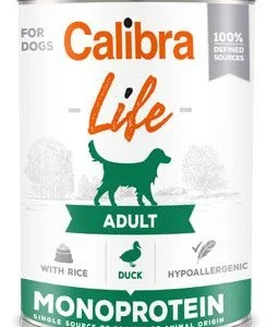 Calibra Dog Life  konz.Adult Duck with rice 400g