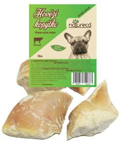 NATURECA pochoutka Hovězí kopýtko plněné ovčím tuk.3ks