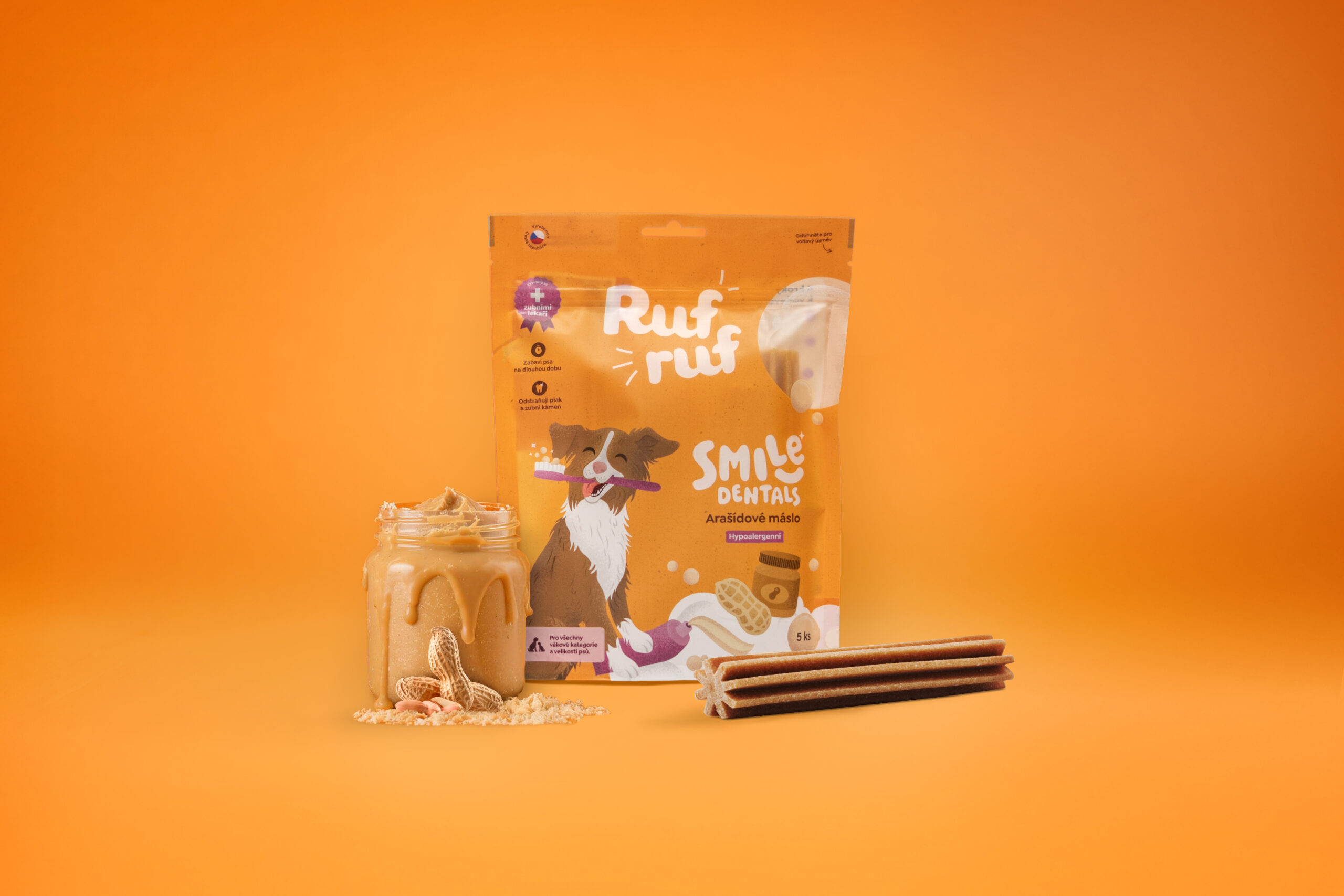 Rufruf Smile Dentals Arašídové máslo  1 balení