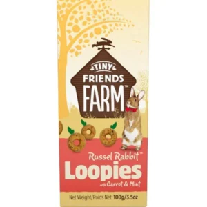 TinyFarmFriends Supreme Tiny FARM Snack Rabbit Loopies - králík 100 g