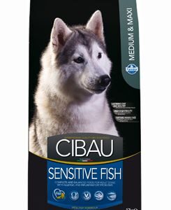 CIBAU Adult Sensitive Fish&Rice 12kg+2kg ZDARMA