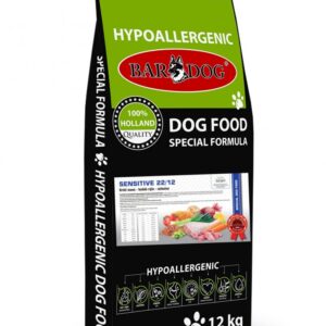 Granule Bardog Hypoalergenní granule Sensitive 22/12 – 12 kg