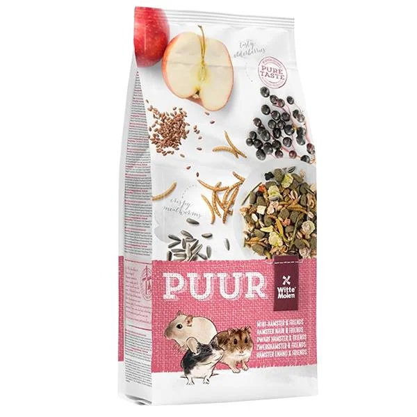 PUUR dwarf hamster&friends - křečík, pískomil, myš 400 g PUUR dwarf hamster&friends - křečík, pískomil, myš 400 g