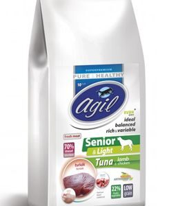 Agil Senior&Light Low Grain,Tuna,Lamb,Chicken 10kg