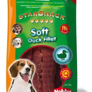 Nobby StarSnack Soft Duck Fillet měkké kachní filetky 70g