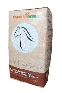 Rabbit&Weed s.r.o. Podestýlka slaměná pro koně RabWeed 500l