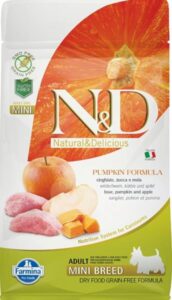 N&D PUMPKIN Dog GF Wild Boar & Apple Adult Mini 800 g