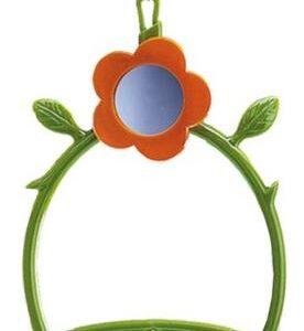 Nobby hračka pro malé papoušky houpačka, zrcátko a zvoneček 24cm