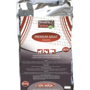 Lisované Granule Slovakia Farma – Premium Adult 26/14 – 20 + 2 kg