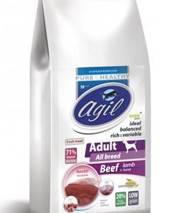 Agil Adult All Breed Low Grain Beef,Lamb,Tuna 10kg
