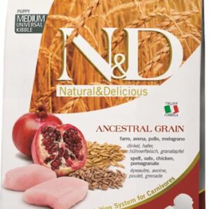 N&D ANCESTRAL GRAIN Dog LG Chicken & Pomegranate Puppy Medium & Maxi 2,5 kg
