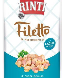 Rinti Dog Filetto kapsa kuře+losos v želé 100g