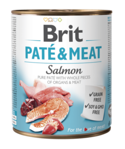 BRIT PATÉ & MEAT - SALMON 800 g