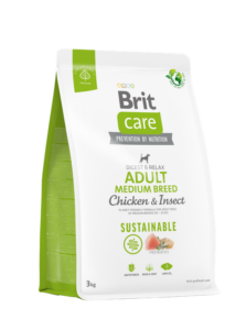 Brit Care Dog Sustainable Adult Medium Breed 3 kg