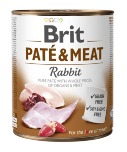 BRIT PATÉ & MEAT - RABBIT 800 g