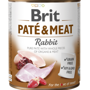 BRIT PATÉ & MEAT – RABBIT 800 g