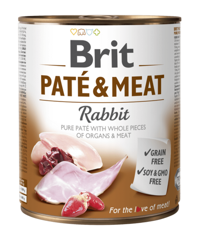 BRIT PATÉ & MEAT - RABBIT 800 g BRIT PATÉ & MEAT - RABBIT 800 g